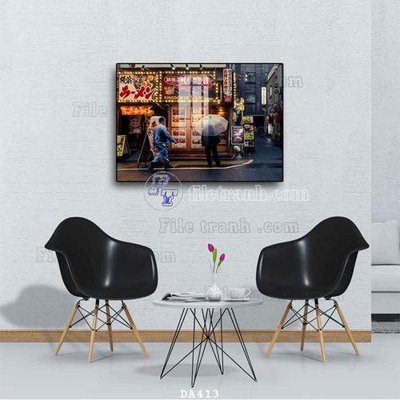 Mua file gốc File tranh phòng ăn đồ ăn nhanh DA413 (PSD) tại Filetranh.com