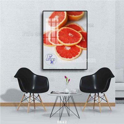 Ảnh gốc File tranh phòng ăn đồ ăn nhanh DA42 (độ nét cao) in mica