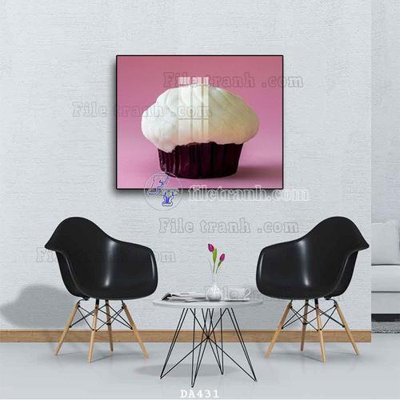 File ảnh File tranh phòng ăn đồ ăn nhanh DA431 (gốc) in PP, decal