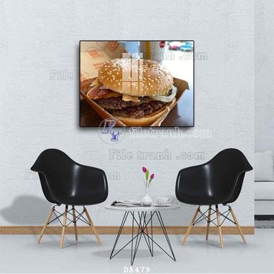 Chi tiết file tranh tráng gương File tranh phòng ăn đồ ăn nhanh DA479 (ảnh gốc)