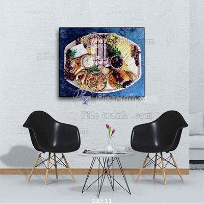 Download file gốc File tranh phòng ăn đồ ăn nhanh DA511 (độ nét cao)