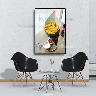Tệp tin gốc File tranh phòng ăn đồ ăn nhanh DA538 (chất lượng cao) File tranh phòng ăn đồ ăn nhanh DA538
