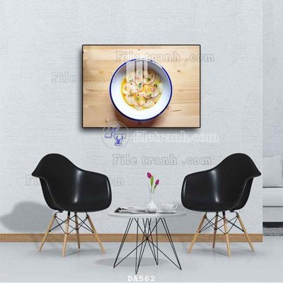 File PSD in ấn File tranh phòng ăn đồ ăn nhanh DA562 (chất lượng cao)