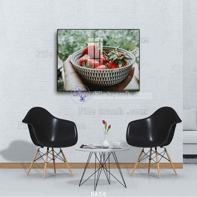 File tranh File tranh phòng ăn đồ ăn nhanh DA58 (gốc) in backlit film
