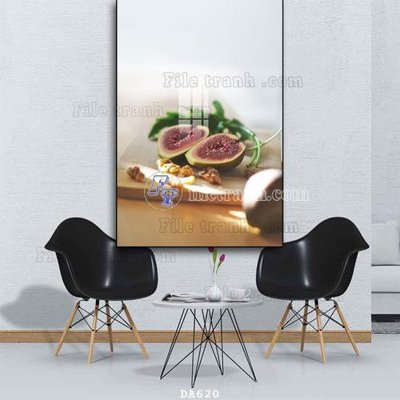 File tranh File tranh phòng ăn đồ ăn nhanh DA620 (gốc) in vải canvas