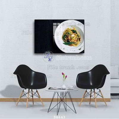 File tranh File tranh phòng ăn đồ ăn nhanh DA643 (gốc) chủ đề trẻ em