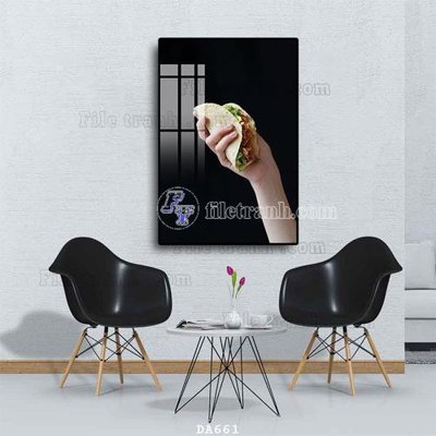 File gốc in tráng gương File tranh phòng ăn đồ ăn nhanh DA661 chi tiết