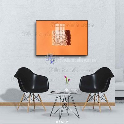 File gốc File tranh phòng ăn đồ ăn nhanh DA662 (in mica) trang trí