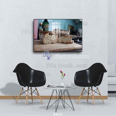 File in trần File tranh phòng ăn đồ ăn nhanh DA68 (bản gốc) đại dương