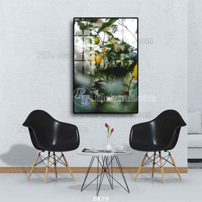 File in ấn File tranh phòng ăn đồ ăn nhanh DA70 (bản gốc) cao cấp