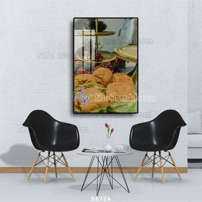 File ảnh gốc File tranh phòng ăn đồ ăn nhanh DA724 (chuyên in mica)