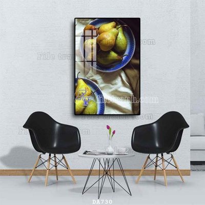 File in mica File tranh phòng ăn đồ ăn nhanh DA730 (bản gốc) siêu trong