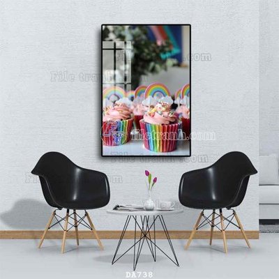 File gốc File tranh phòng ăn đồ ăn nhanh DA738 (PNG) nền trong suốt