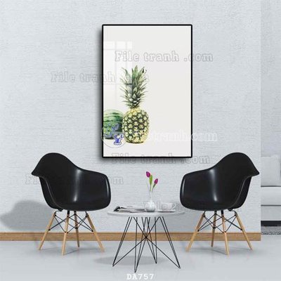 Hình ảnh file gốc File tranh phòng ăn đồ ăn nhanh DA757 cho in UV