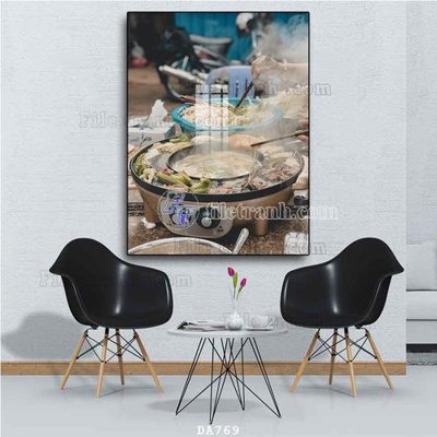 File gốc File tranh phòng ăn đồ ăn nhanh DA769 (phiên bản chuẩn) để in ấn