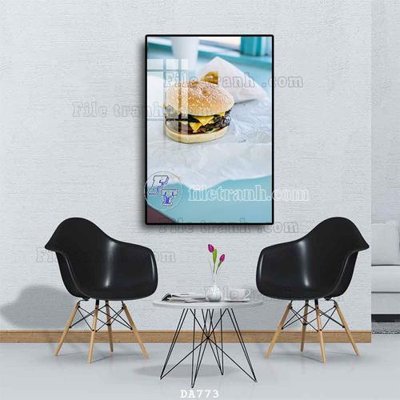 File gốc File tranh phòng ăn đồ ăn nhanh DA773 (thiết kế) độc quyền