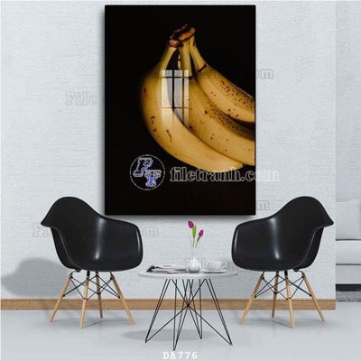 File tranh File tranh phòng ăn đồ ăn nhanh DA776 (bản gốc) in lụa 5D