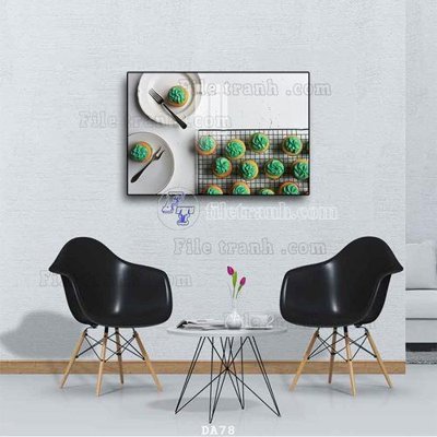 Tải file File tranh phòng ăn đồ ăn nhanh DA78 (gốc) in tranh tráng gương