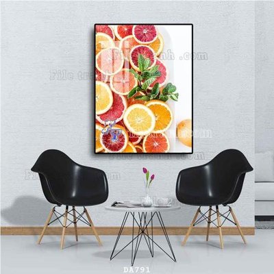 File in ấn File tranh phòng ăn đồ ăn nhanh DA791 (bản gốc) từ file gốc