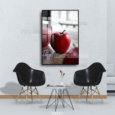 File in mica File tranh phòng ăn đồ ăn nhanh DA827 (ảnh gốc) đẹp