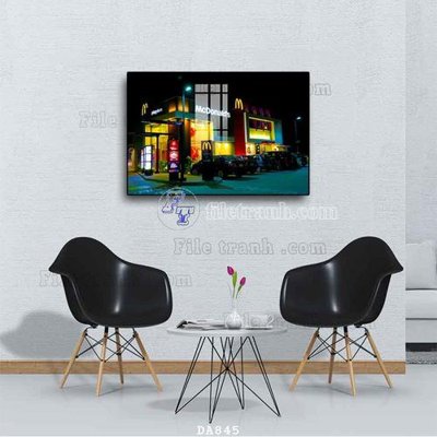 File PSD File tranh phòng ăn đồ ăn nhanh DA845 (nguyên gốc) chất lượng cao