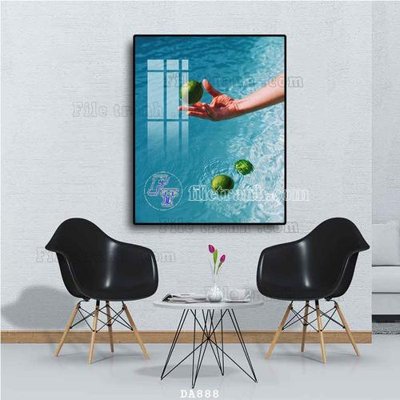 File tranh File tranh phòng ăn đồ ăn nhanh DA888 (ảnh gốc) độc quyền