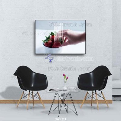 File gốc File tranh phòng ăn đồ ăn nhanh DA921 (cho in UV) siêu nét