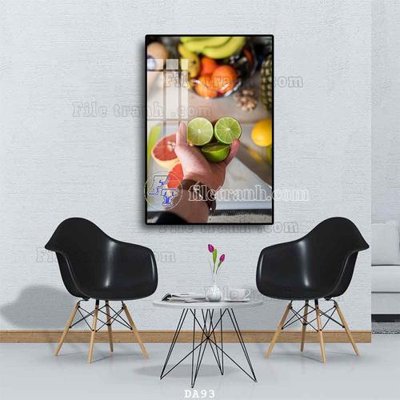 Download file tranh File tranh phòng ăn đồ ăn nhanh DA93 (file gốc PSD)