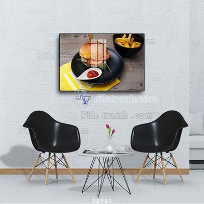 Tải file File tranh phòng ăn đồ ăn nhanh DA940 (gốc) làm tranh trang trí
