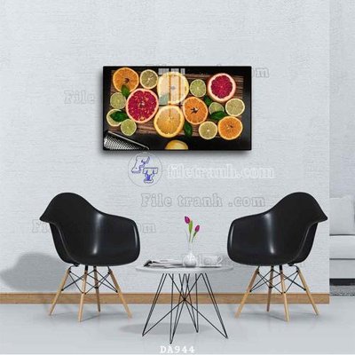 Tải file File tranh phòng ăn đồ ăn nhanh DA944 (gốc) chủ đề hoa sen