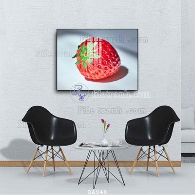 File gốc File tranh phòng ăn đồ ăn nhanh DA948 (in lụa) tranh mã đáo