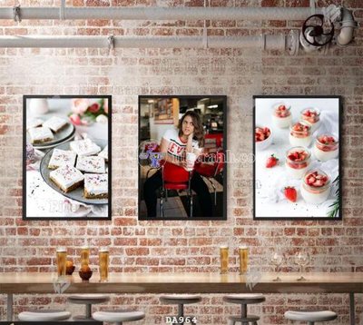 File tranh File tranh phòng ăn đồ ăn nhanh DA964 (gốc) chủ đề thành phố