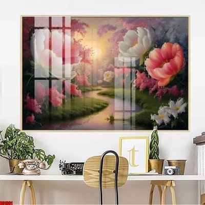 Tải file File gốc in bộ tranh decor treo tường đẹp hoa 5d DC1001 (gốc) in trên mọi chất liệu