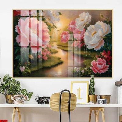 File tranh File gốc in bộ tranh decor treo tường đẹp hoa 5d DC1031 (ảnh gốc) chi tiết rõ ràng