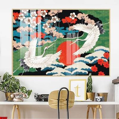 File gốc File gốc in bộ tranh decor treo tường đẹp hoa 5d DC1037 (in mica) cắt laser