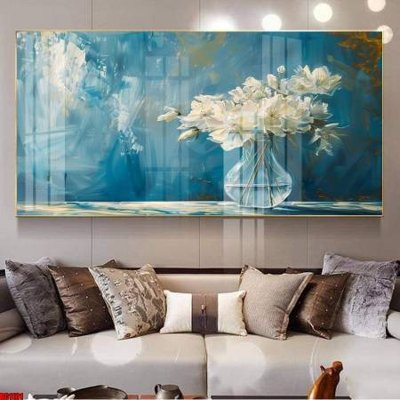File gốc File gốc in bộ tranh decor treo tường đẹp hoa 5d DC1101 (in tráng gương) ốp tường