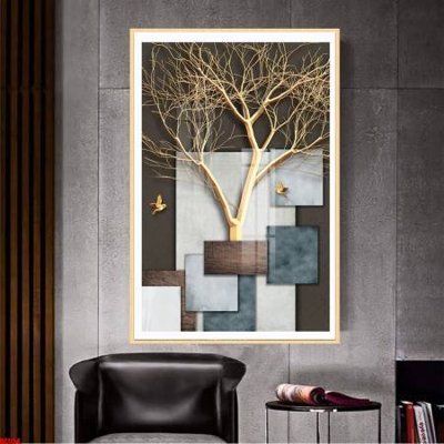 Hình ảnh file gốc in lụa File gốc in bộ tranh decor treo tường đẹp hoa 5d DC1154