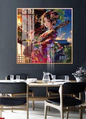 File ảnh gốc File gốc in bộ tranh decor treo tường đẹp hoa 5d DC1239 (chuyên in mica)