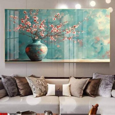 Download file gốc File gốc in bộ tranh decor treo tường đẹp hoa 5d DC1240 (in lụa) tranh 3D