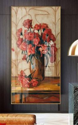 File gốc File gốc in bộ tranh decor treo tường đẹp hoa 5d DC1245 (cho in 3D) độc đáo