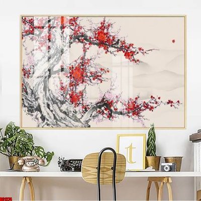 File tranh File gốc in bộ tranh decor treo tường đẹp hoa 5d DC1274 (ảnh gốc) in trần nhà