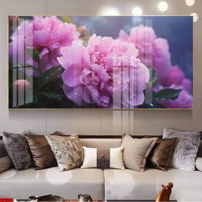 File gốc File gốc in bộ tranh decor treo tường đẹp hoa 5d DC1304 (in tráng gương) ốp tường