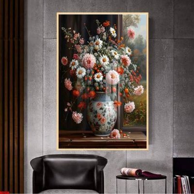 Download file File gốc in bộ tranh decor treo tường đẹp hoa 5d DC1330 (gốc) in mica ốp bếp