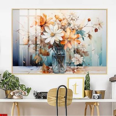 Tải về hình ảnh gốc File gốc in bộ tranh decor treo tường đẹp hoa 5d DC1334 sắc nét