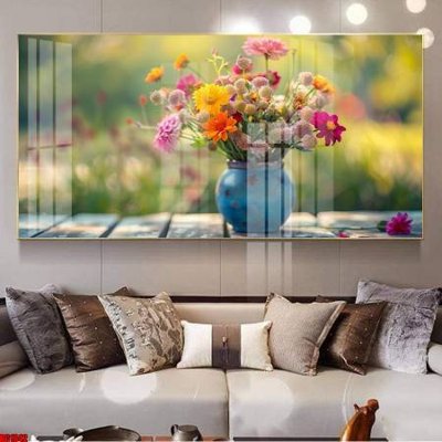 Chi tiết file gốc File gốc in bộ tranh decor treo tường đẹp hoa 5d DC1342 (cho in tráng gương)