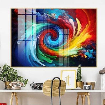 File gốc File gốc in bộ tranh decor treo tường đẹp hoa 5d DC1424 (in mica) trang trí