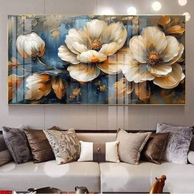 File tranh File gốc in bộ tranh decor treo tường đẹp hoa 5d DC1522 (file gốc) chủ đề phong thủy