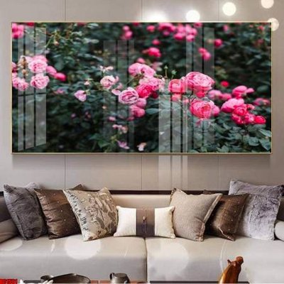 Tải file File gốc in bộ tranh decor treo tường đẹp hoa 5d DC1531 (PSD) cho in tranh kính