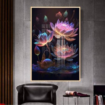 File gốc File gốc in bộ tranh decor treo tường đẹp hoa 5d DC1581 (vector) cho in ấn