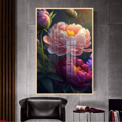 Tải file File gốc in bộ tranh decor treo tường đẹp hoa 5d DC1582 (gốc) chủ đề tâm linh